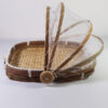 Willow and Bamboo Covered Basket